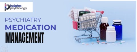 A shopping cart filled with pills and medicine.